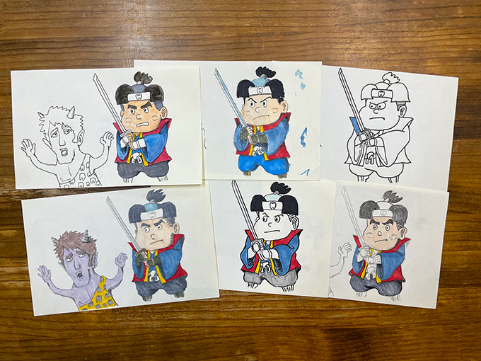 桃太郎_キャラクター模索