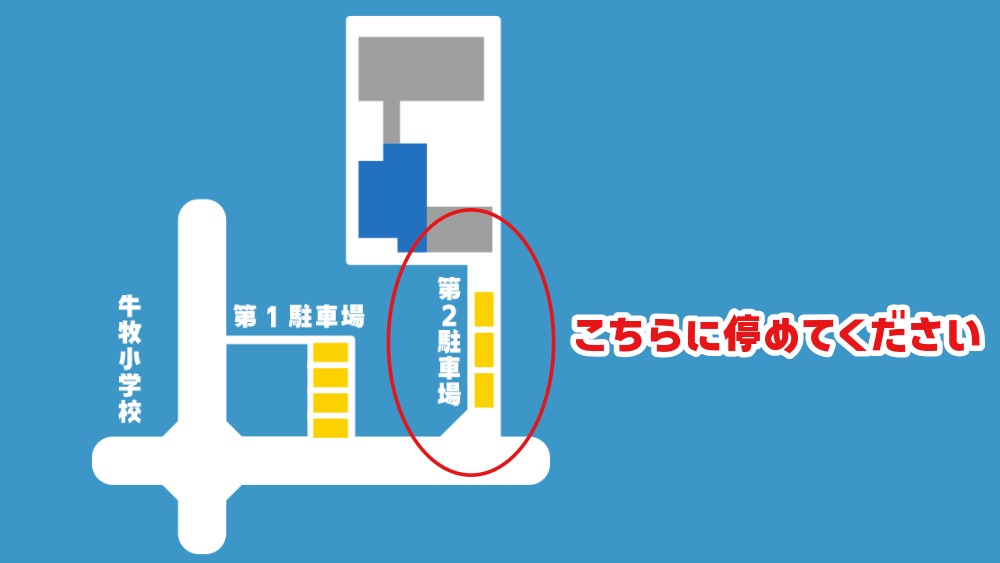 ブルックの駐車場